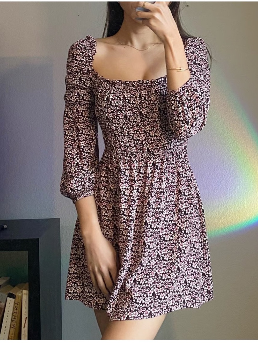MAJE Ranael floral Mini Dress